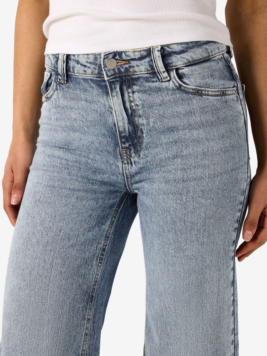 Carousel image - NMNELLIE JEANS MED VIDE BEN, Light Blue Denim | 5