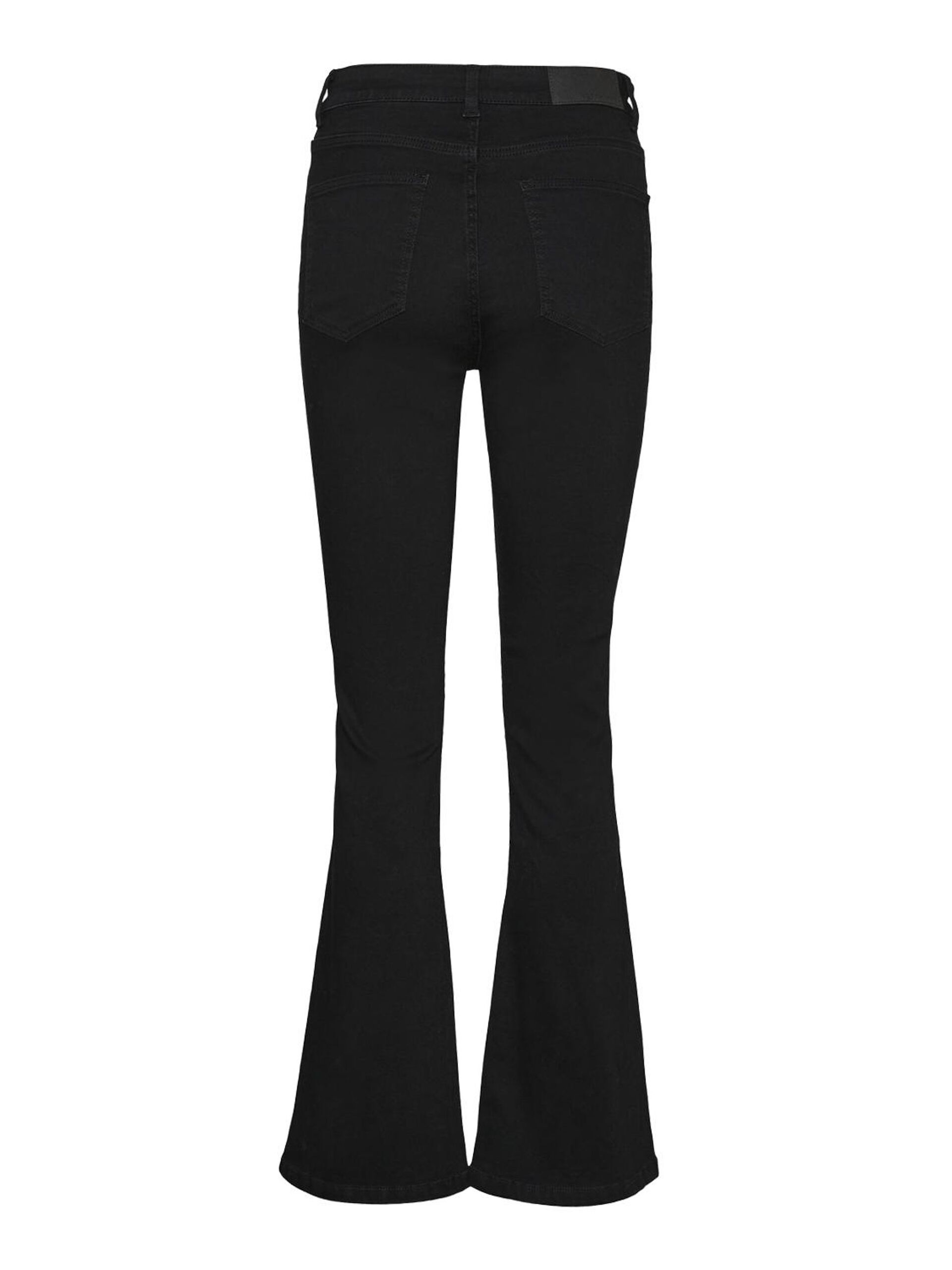 Carousel image - NMSALLIE FLARED JEANS, Black | 8
