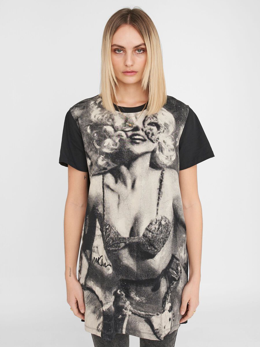 Noisy May IMPRIMÉ LADY GAGA T-SHIRT, Black, highres - 27015564_Black_833913_003.jpg