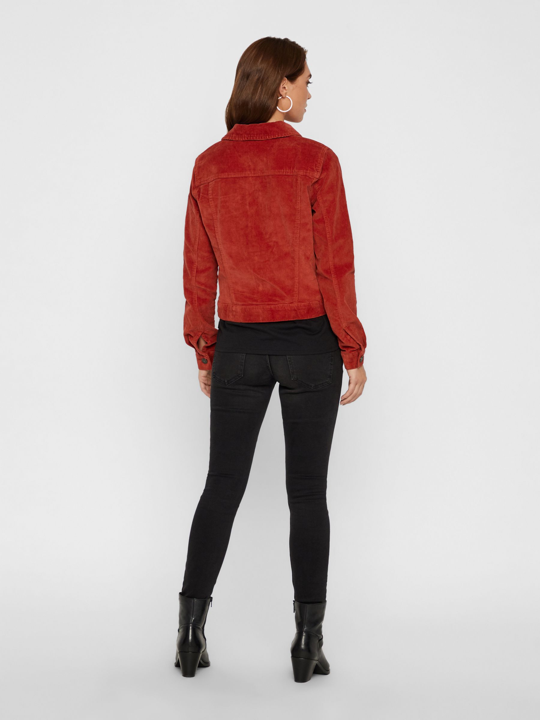 CORDUROY JACKET Red NOISY MAY