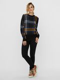 Noisy May CHEQUERED KNITTED PULLOVER, Black, highres - 27012434_Black_785747_005.jpg