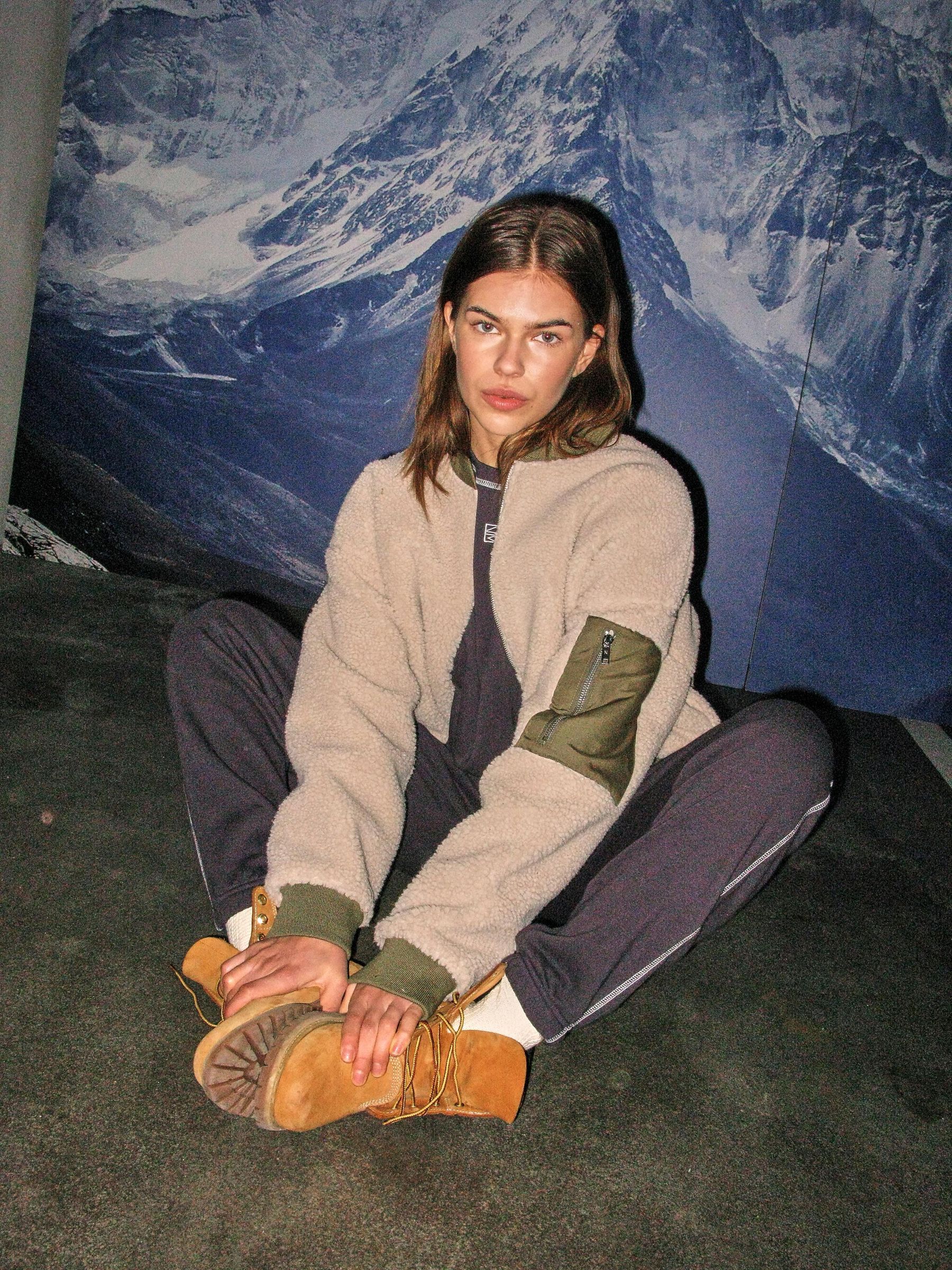 TEDDY BOMBER JACKET Grey NOISY MAY