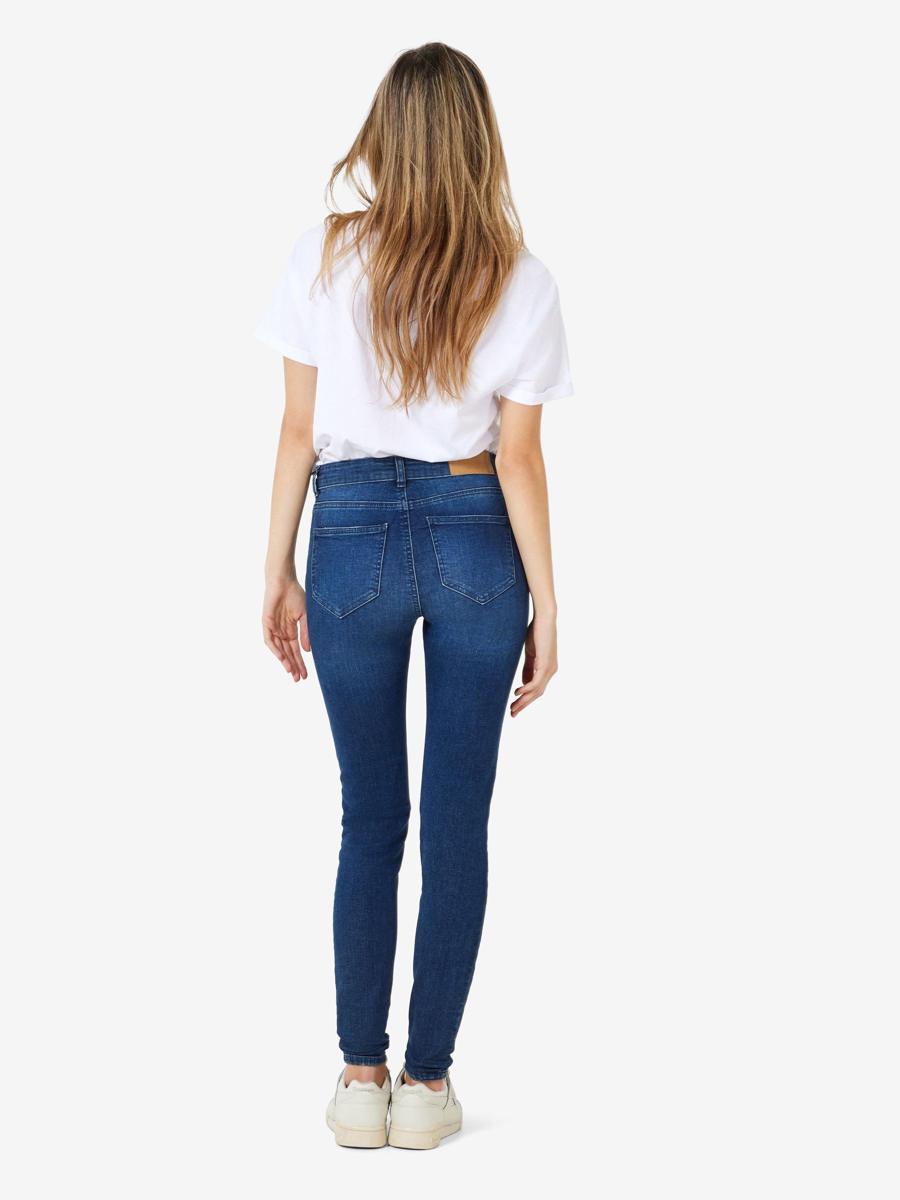NMLUCY NORMAL WAIST SKINNY FIT JEANS Blue NOISY MAY