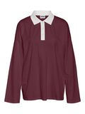 Noisy May LONG SLEEVED POLO SHIRT, Burgundy, highres - 27035658_Burgundy_001.jpg