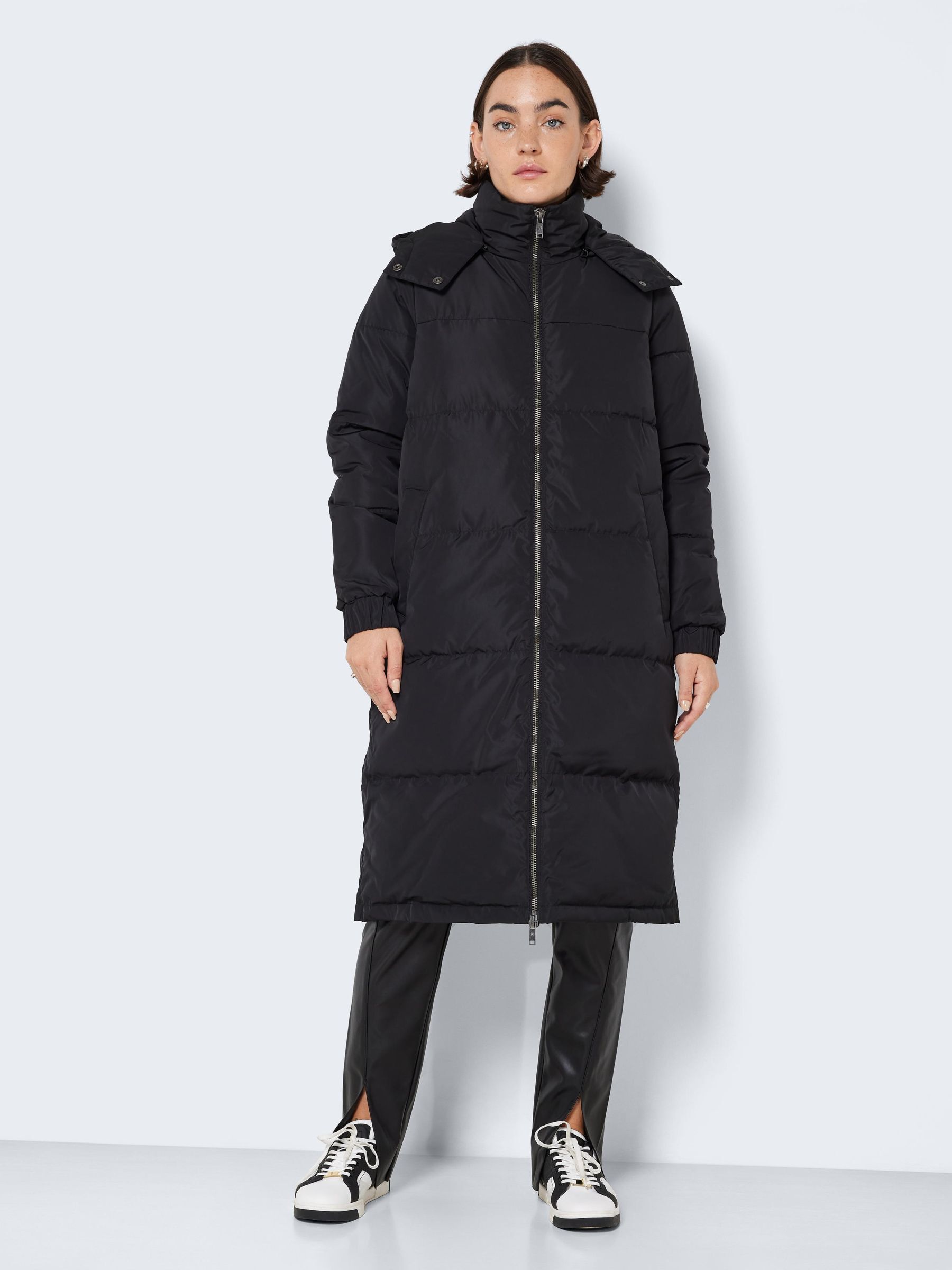 LONG PUFFER JACKET Black NOISY MAY