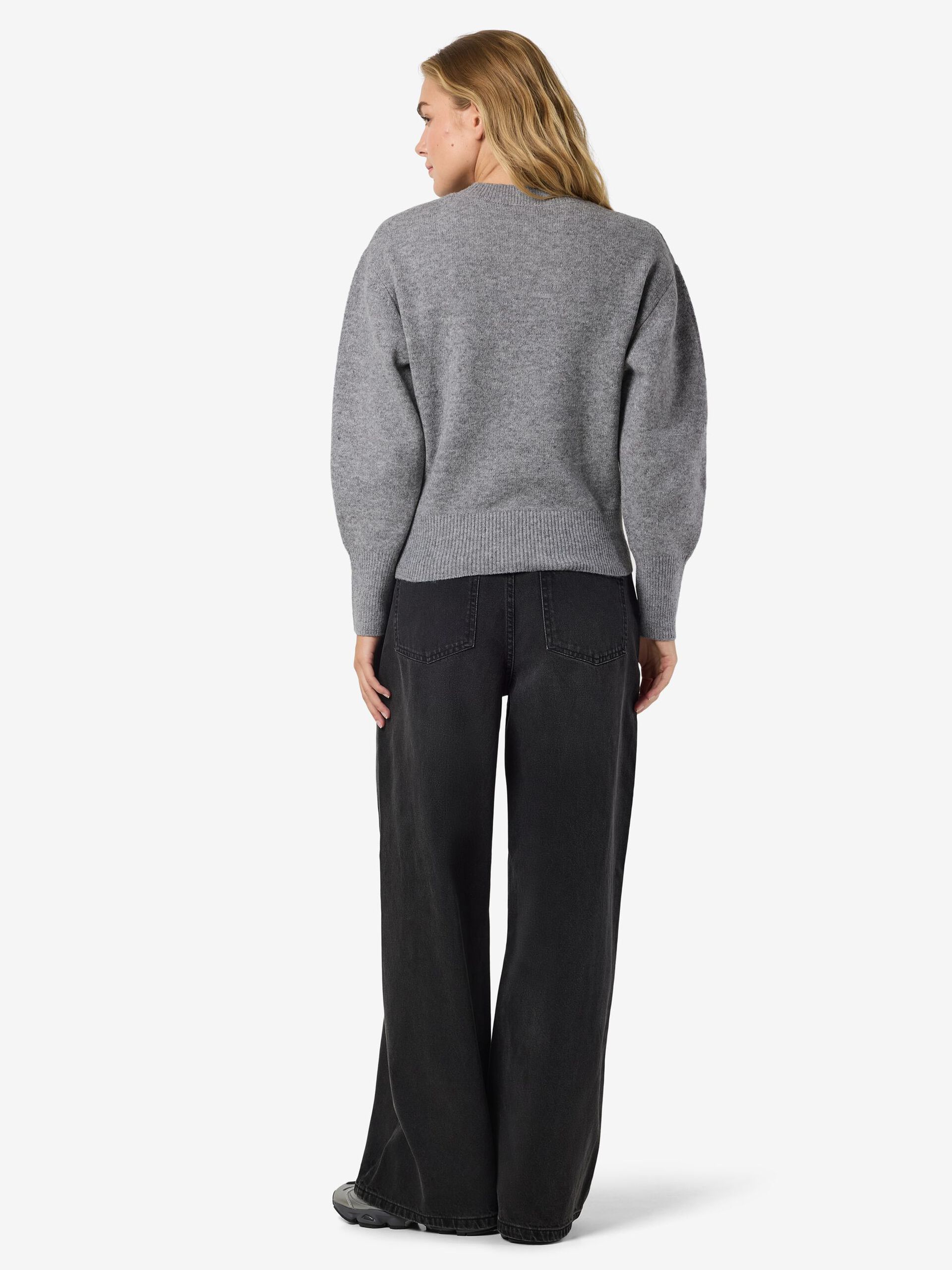Carousel image - EN MAILLE JUMPER, Medium Grey Melange | 3