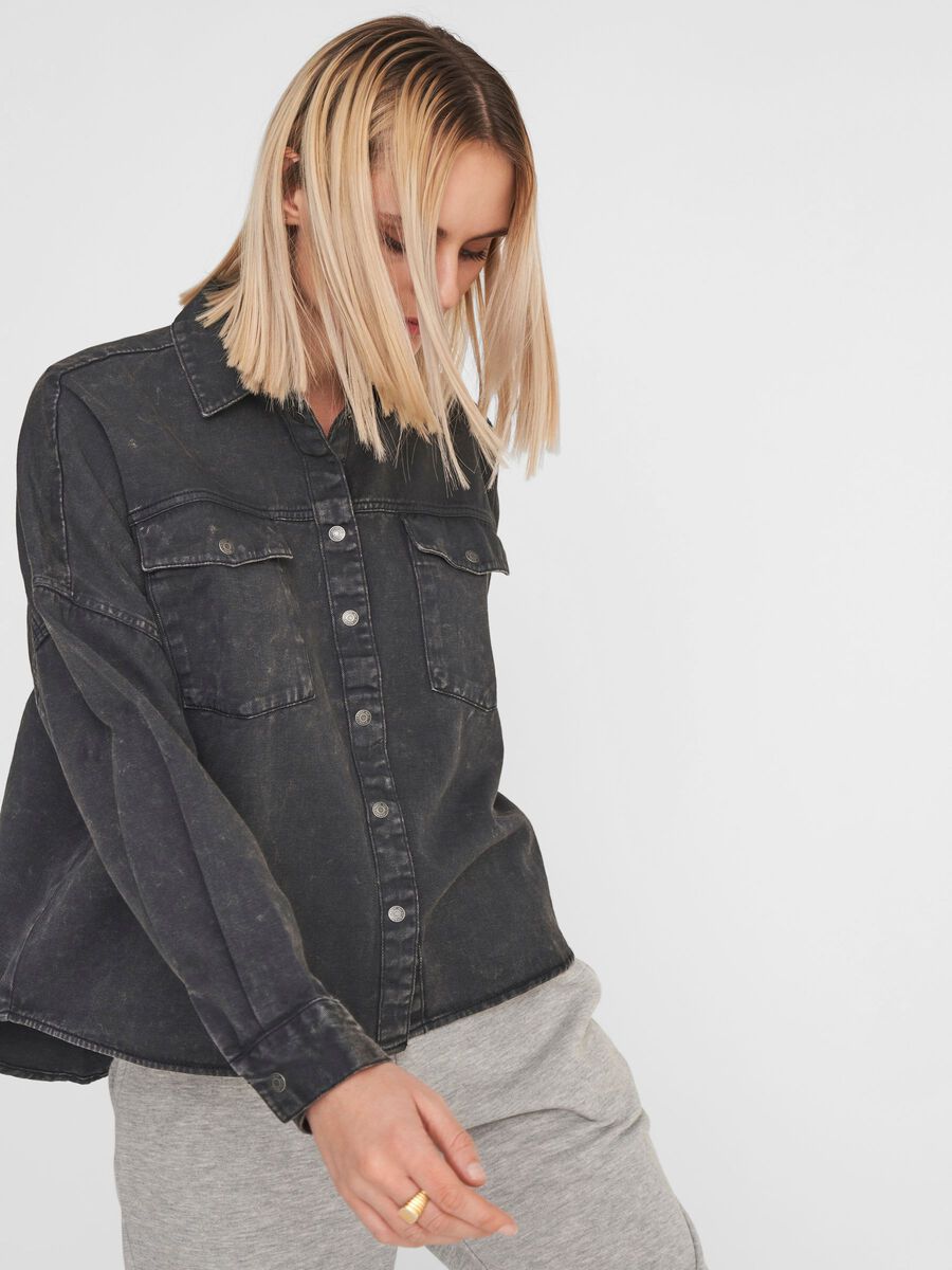 Noisy May OVERSIZED SHIRT, Black, highres - 27014603_Black_007.jpg