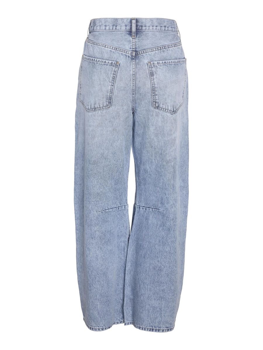 Noisy May NMSUSANNA BARREL FIT JEANS, Light Blue Denim, highres - 27036328_LightBlueDenim_002.jpg