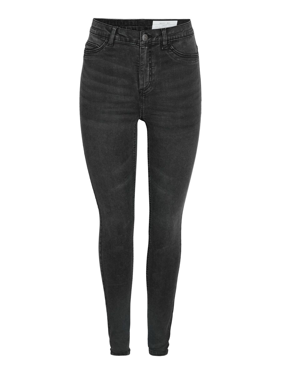 Noisy May NMCALLIE SKINNY FIT JEANS, Black, highres - 27030615_Black_001.jpg