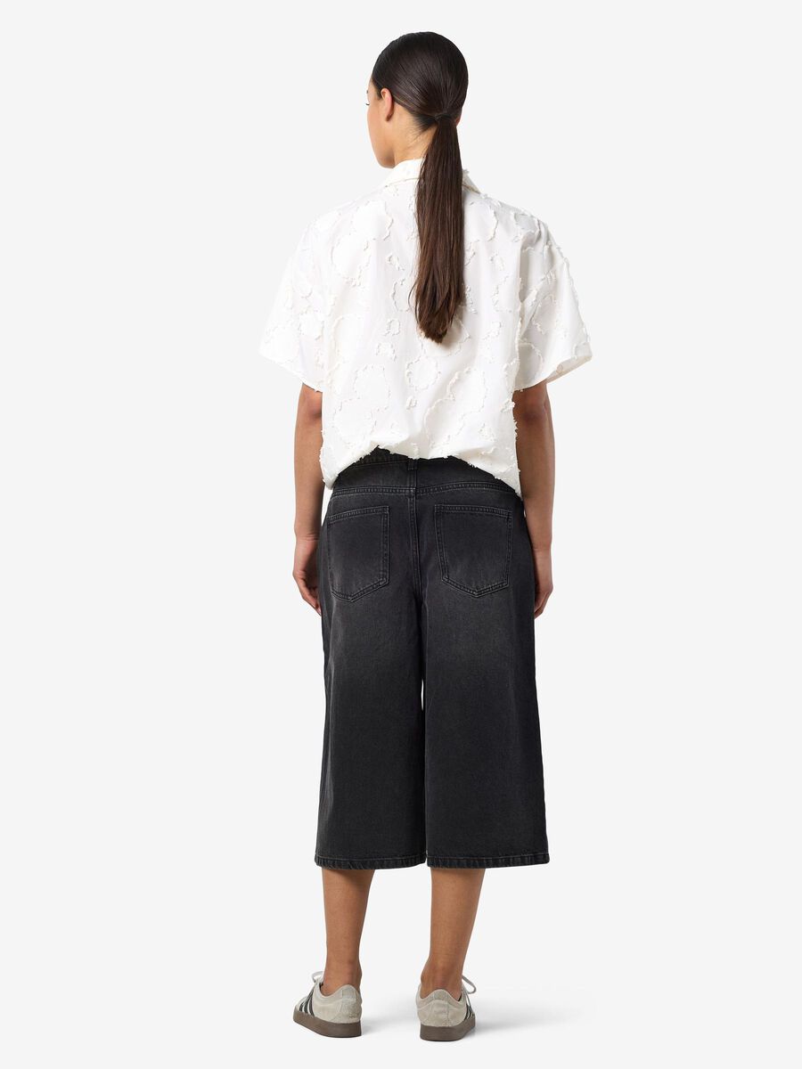 Carousel image - NMRANDY  DENIM SHORTS, Black Denim | 3