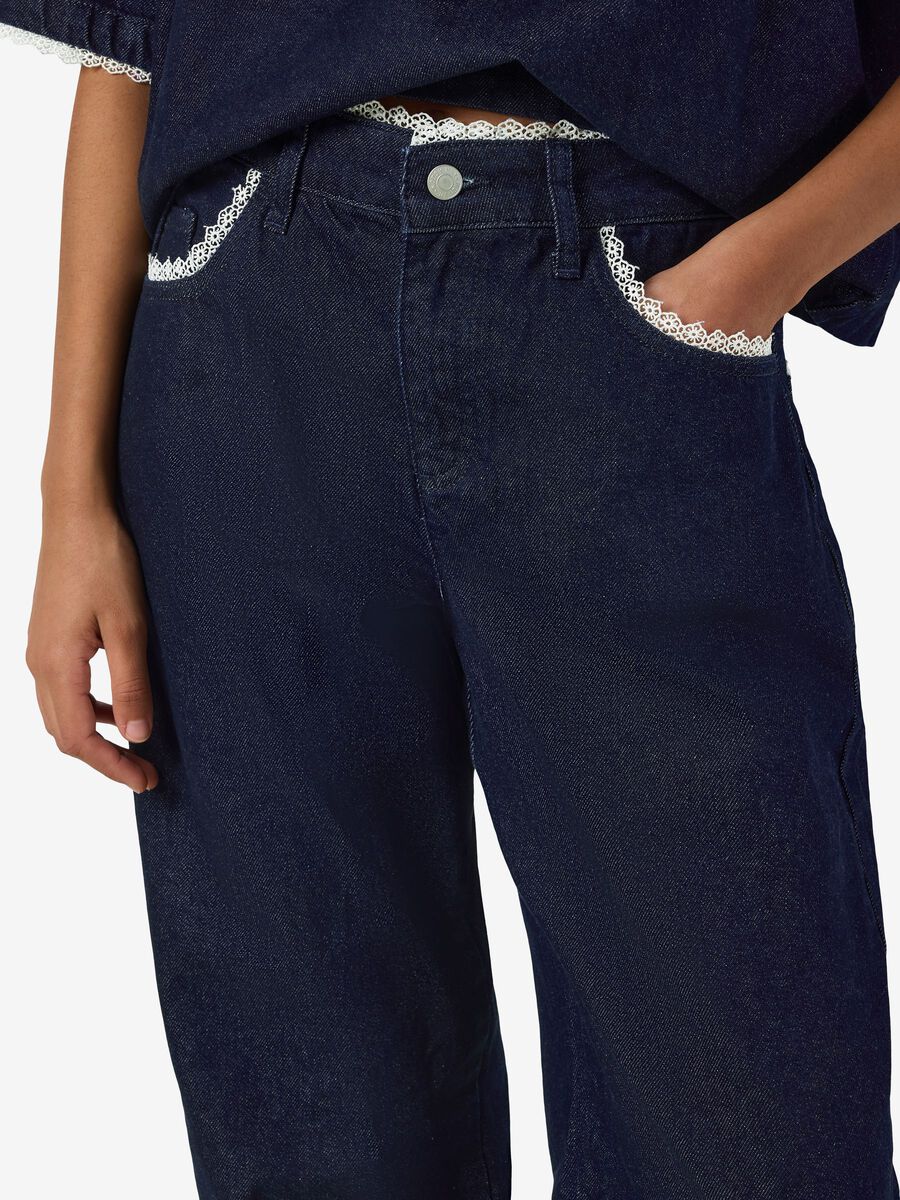 Carousel image - NMADRIANA LOOSE FIT JEANS, Dark Blue Denim | 5