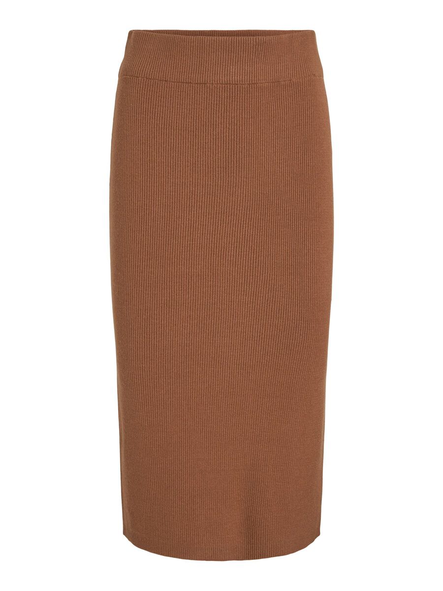 Carousel image - KNITTED MIDI SKIRT, Argan Oil | 2