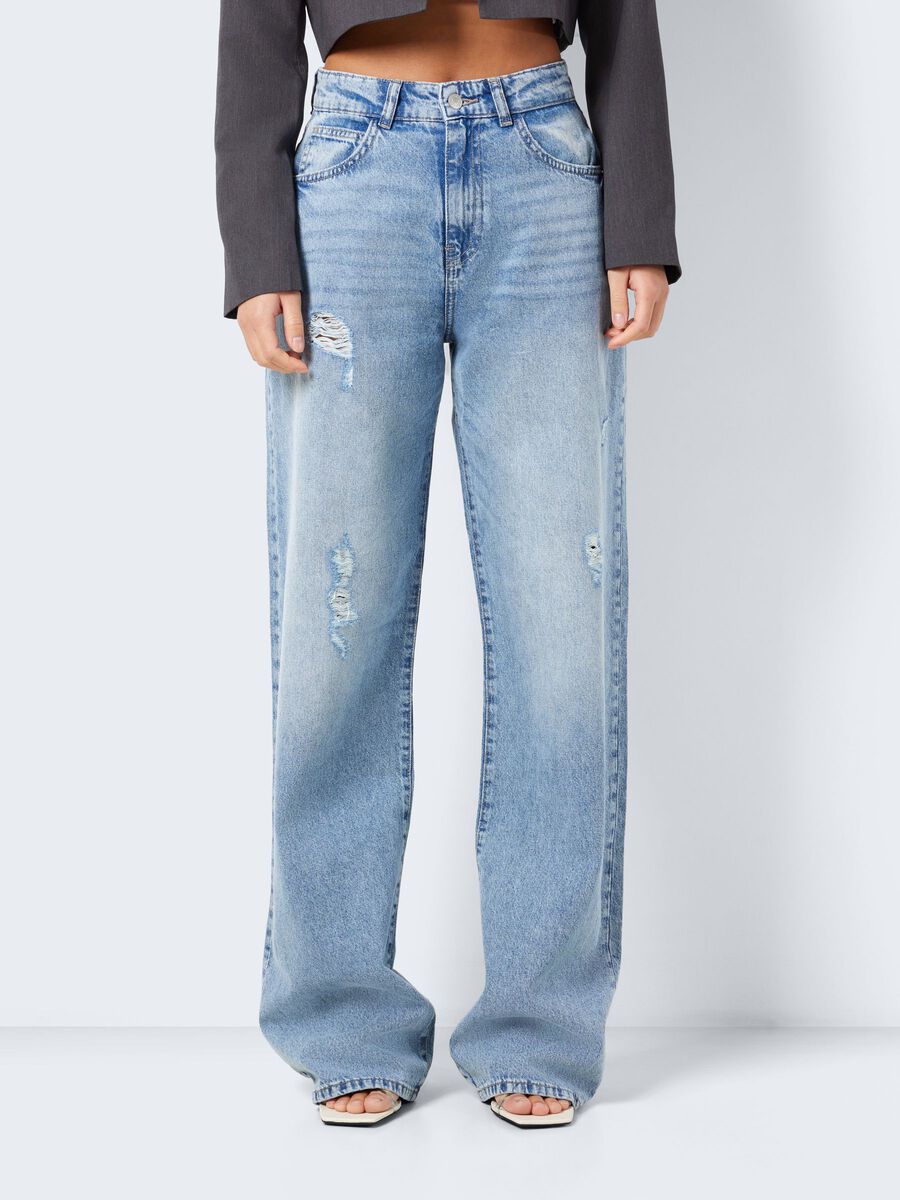 NMJOSIE BAGGY HIGH WAISTED JEANS