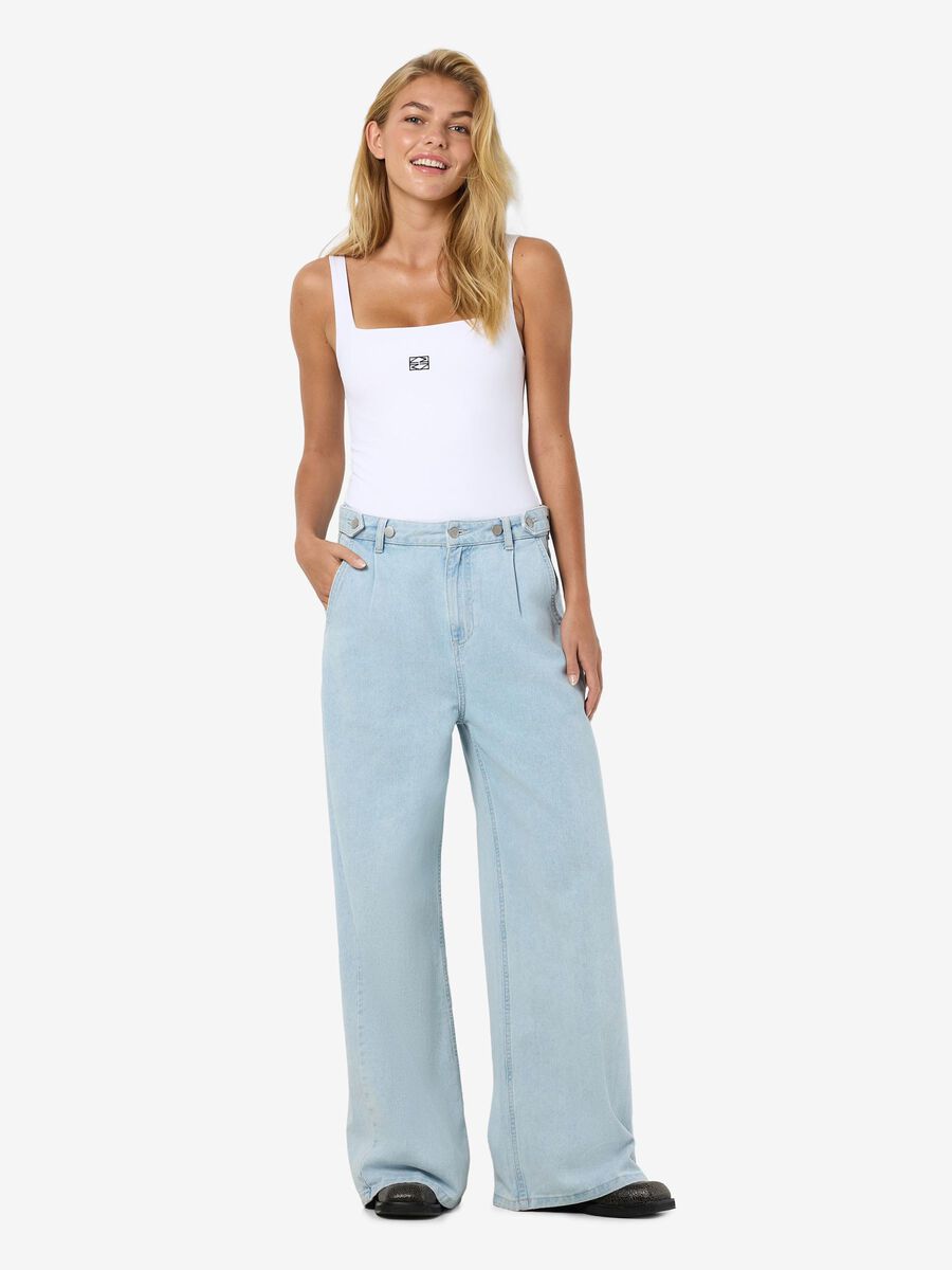 Noisy May NMSEWA  WIDE LEG JEANS, Light Blue Denim, highres - 27033285_LightBlueDenim_004.jpg