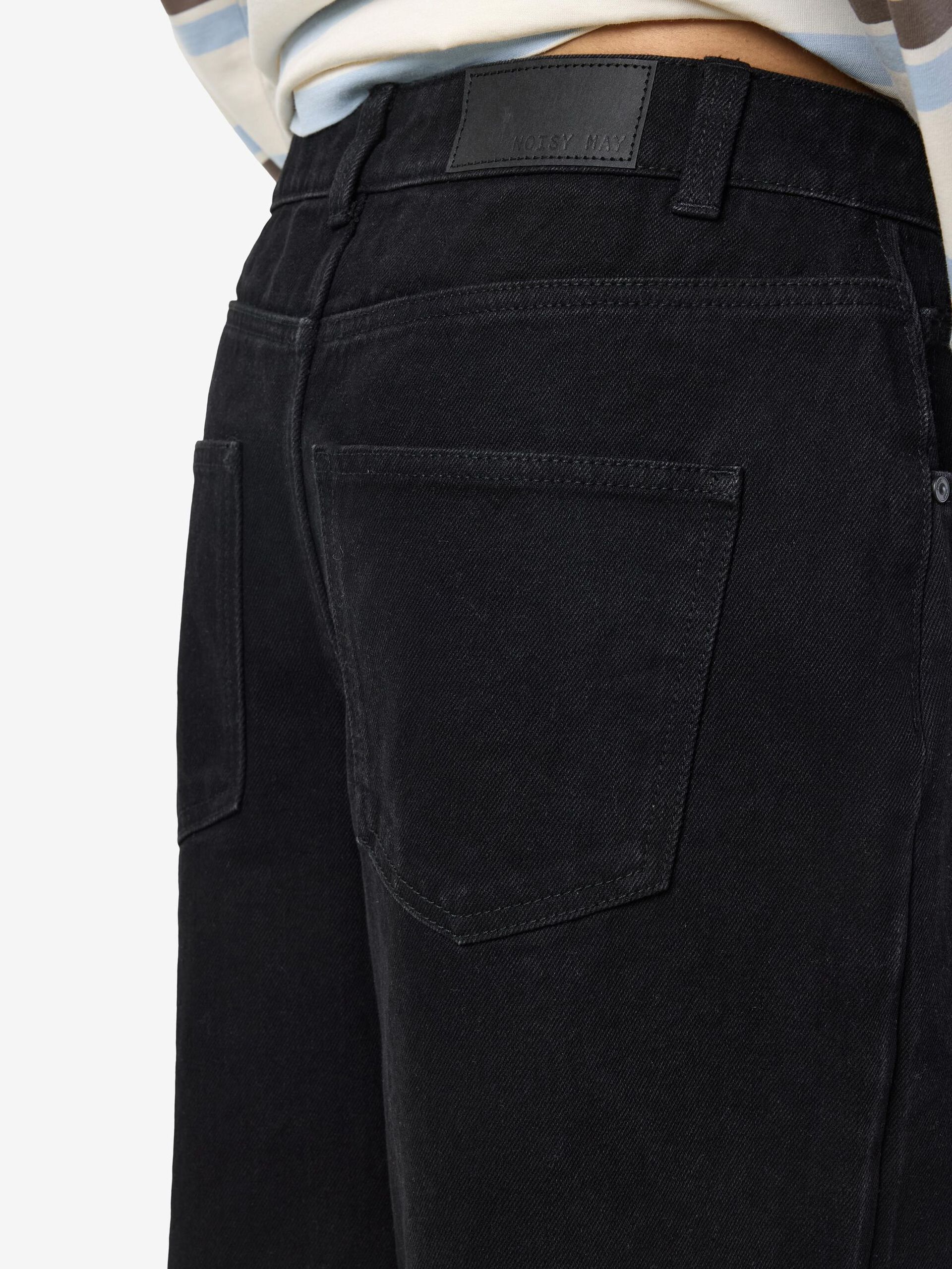 Carousel image - NMHAZAL BARREL FIT JEANS, Black | 7