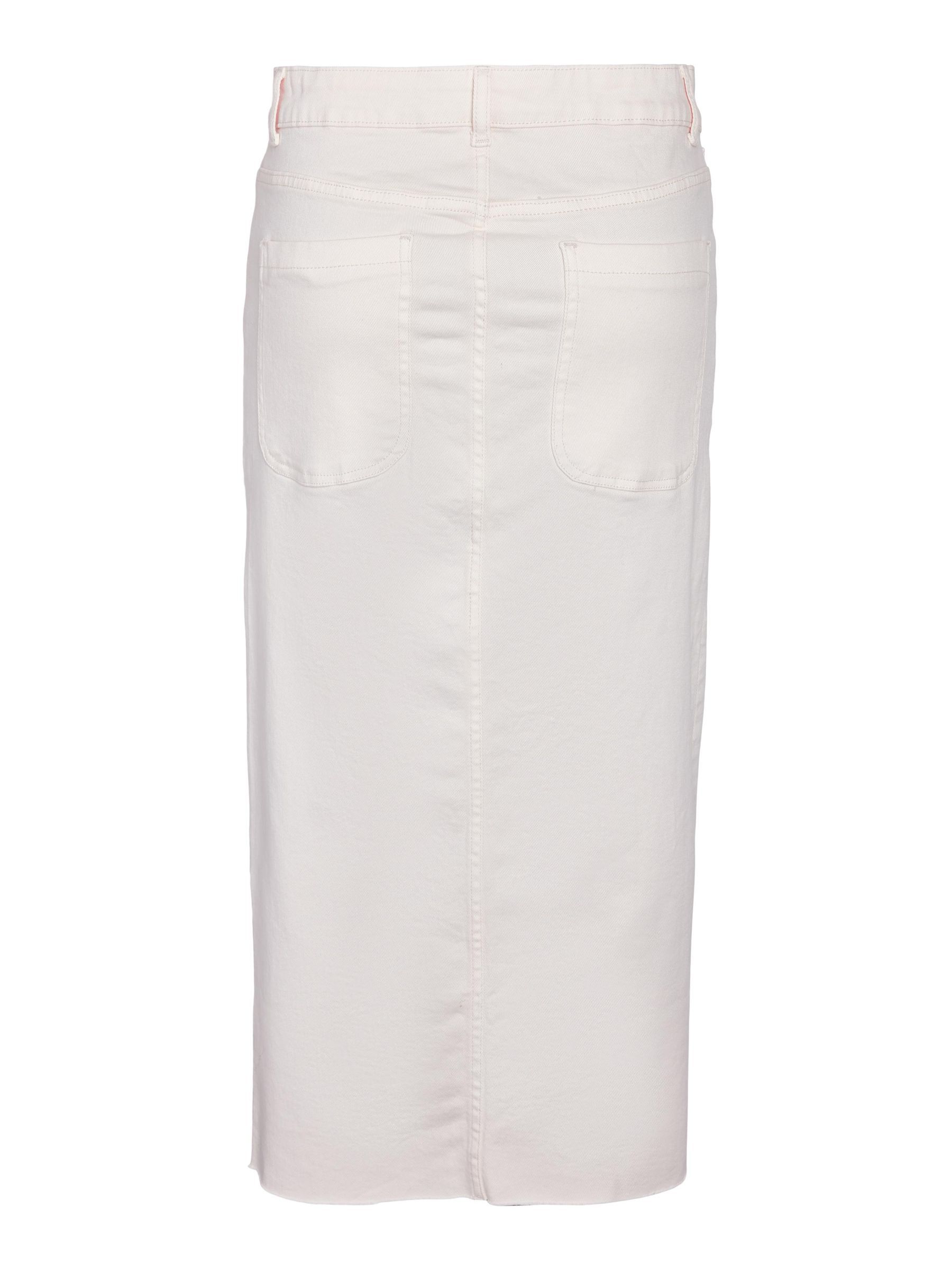 LONG DENIM SKIRT White NOISY MAY