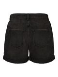 Product image thumbnail - NORMAL WAIST DENIM SHORTS, Black Denim | 7