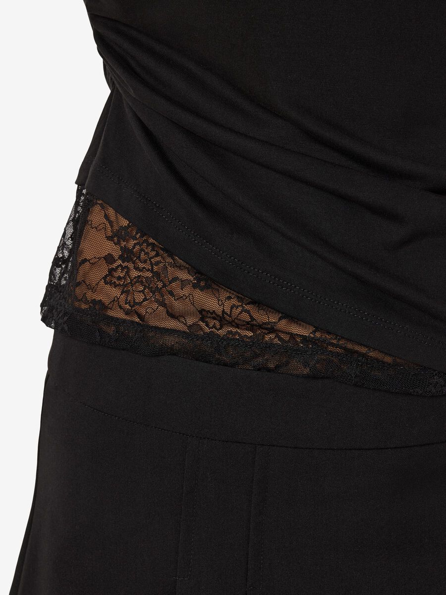 Carousel image - NMELIANA OFF-SHOULDER TOP, Black | 5