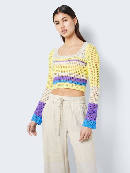 Noisy May CROCHET-LIKE PULLOVER, Pale Lime Yellow, highres - 27024301_PaleLimeYellow_1012574_007.jpg
