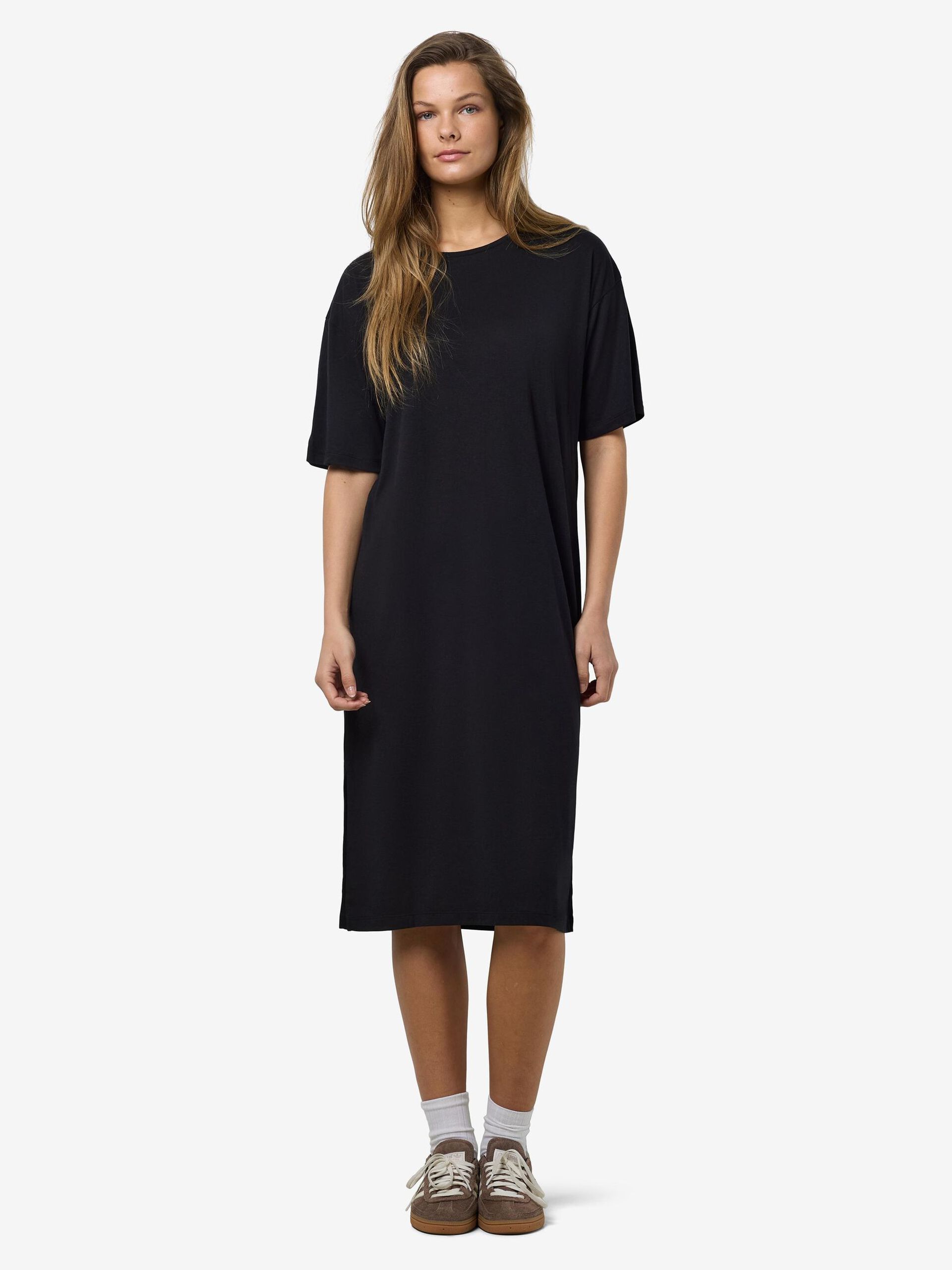 Carousel image - SHORT SLEEVED DRESS, Black | 4