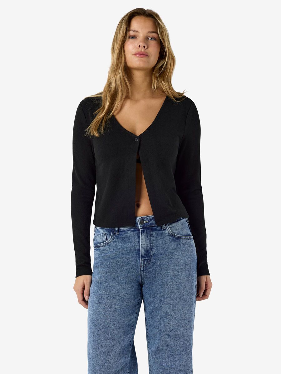 Product tile image - NMCITY STRICKJACKE, Black | 27037915_Black