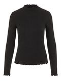 Noisy May HIGH NECK KNITTED TOP, Black, highres - 27012516_Black_001.jpg