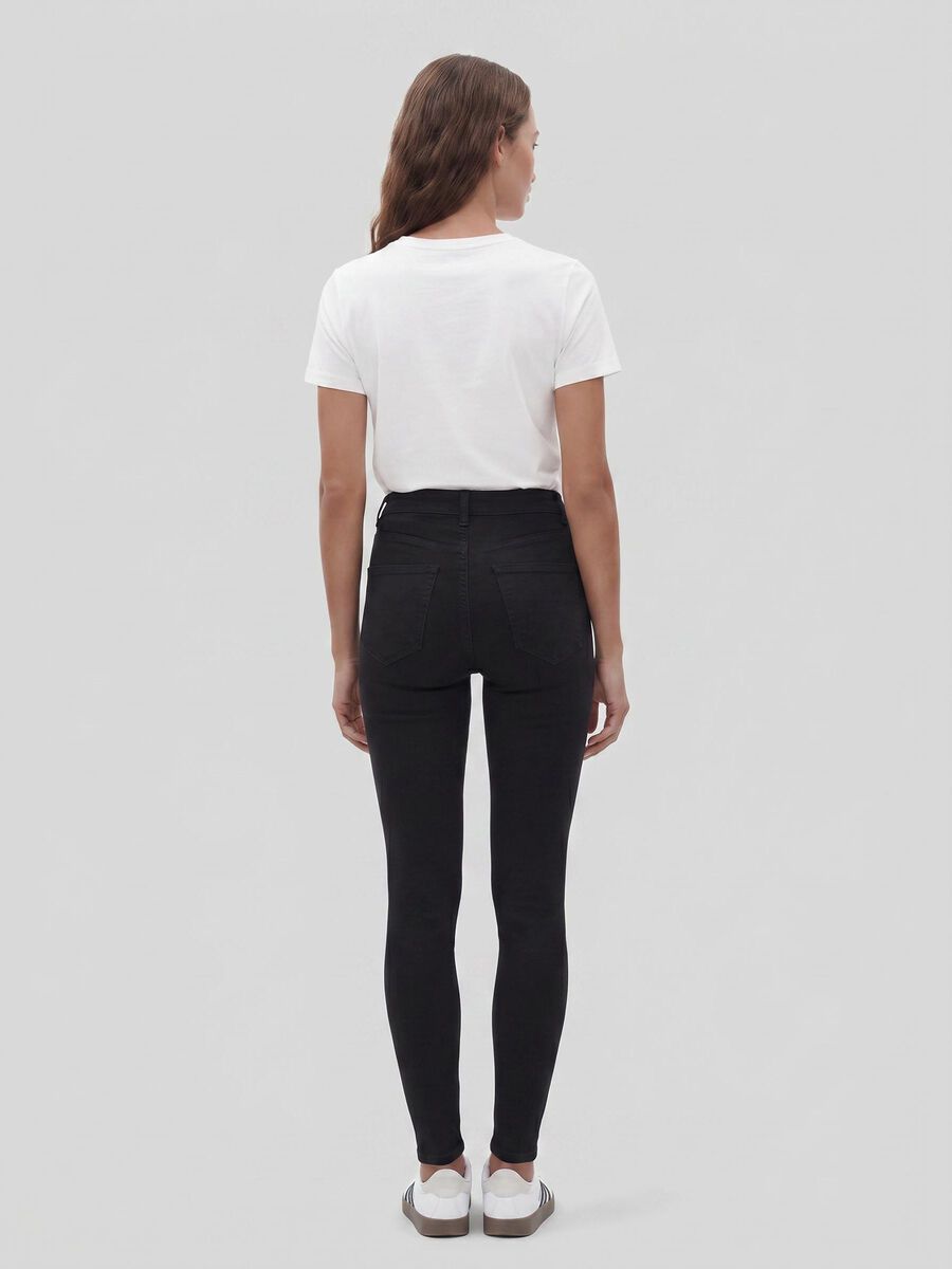 Carousel image - NMELLA SKINNY FIT JEANS, Black | 3