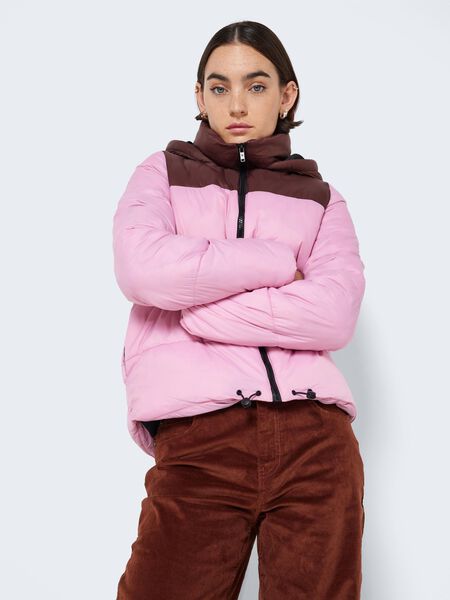 Noisy May MULTI-COLOURED PUFFER JACKET, Prism Pink, highres - 27022741_PrismPink_981887_007.jpg