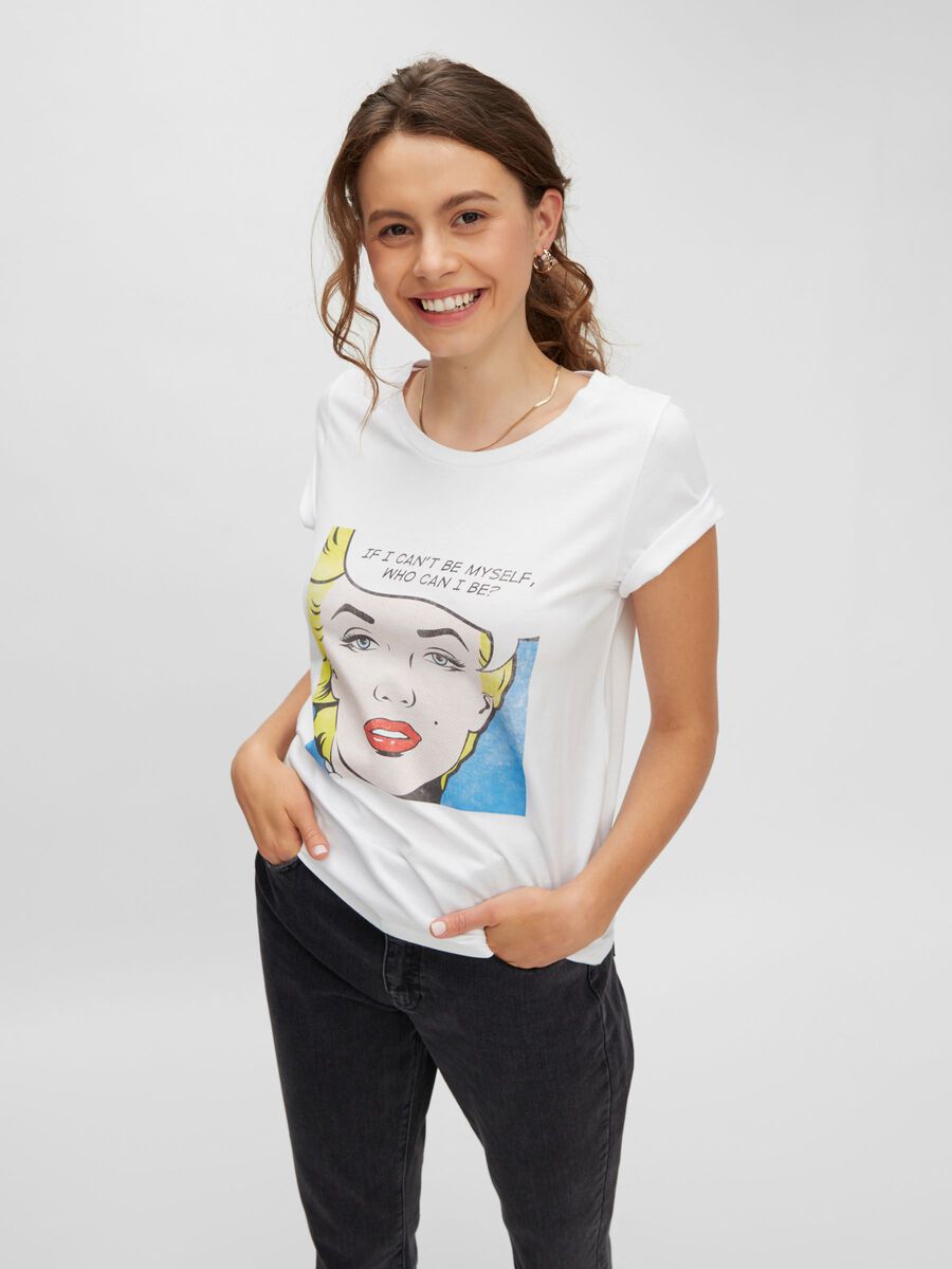 Noisy May COMIC PRINT T-SHIRT, Bright White, highres - 27013599_BrightWhite_804992_003.jpg