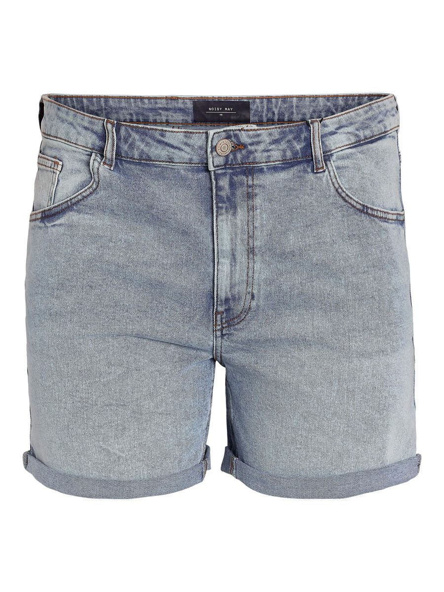 Noisy May CURVE SLIM FIT DENIM SHORTS, Light Blue Denim, highres - 27030541_LightBlueDenim_001.jpg