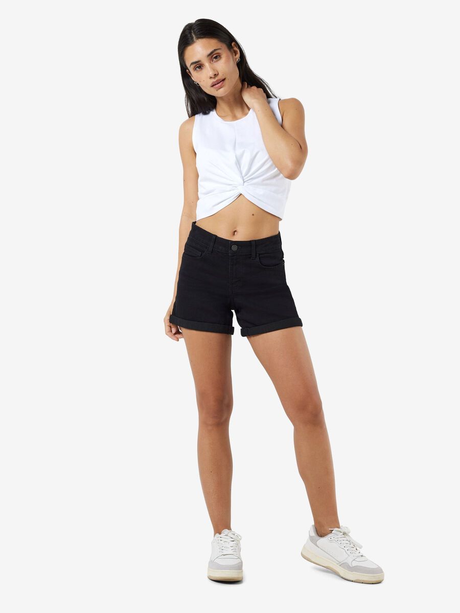 Noisy May SHORT DENIM SHORTS, Black, highres - 27019452_Black_007.jpg