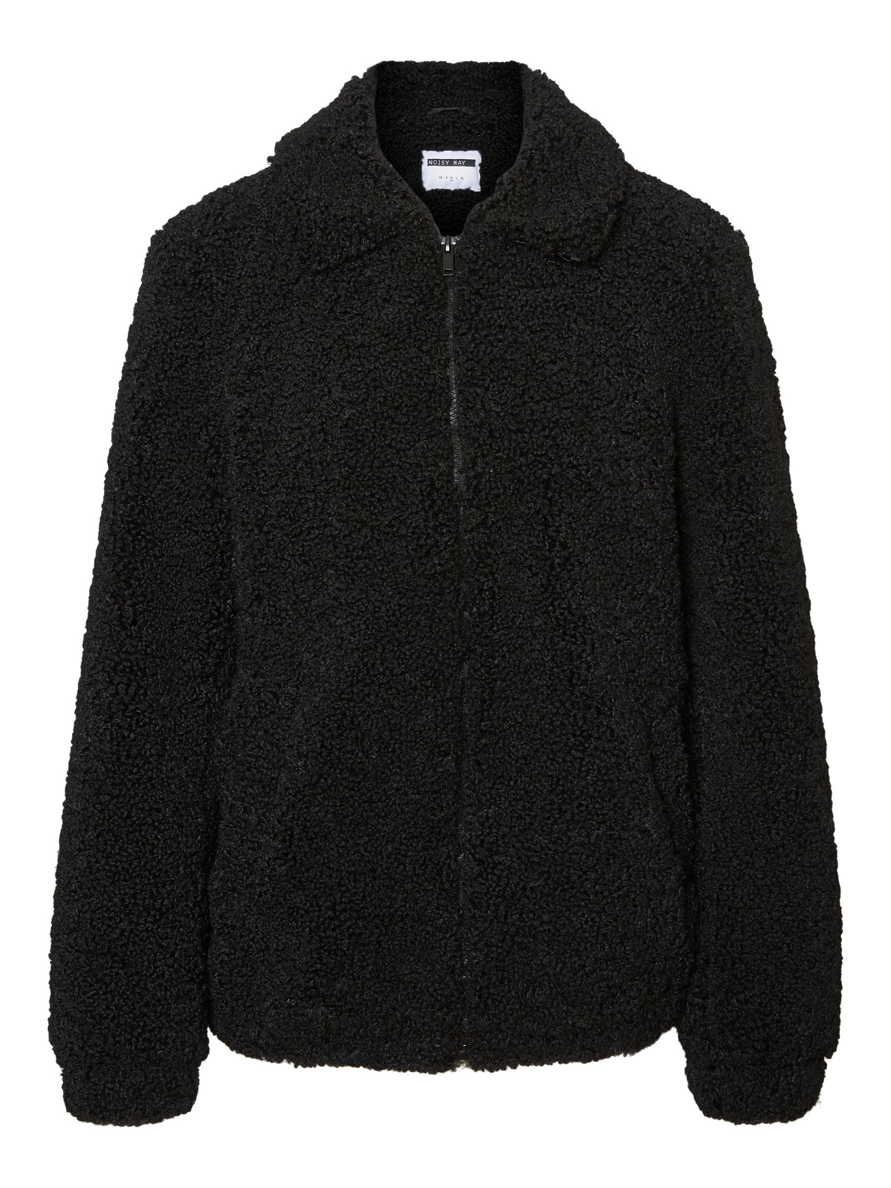 Teddy coat top noisy may