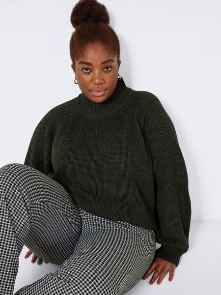 Noisy May CURVE HIGH NECK KNITTED PULLOVER, Rosin, highres - 27022924_Rosin_007.jpg