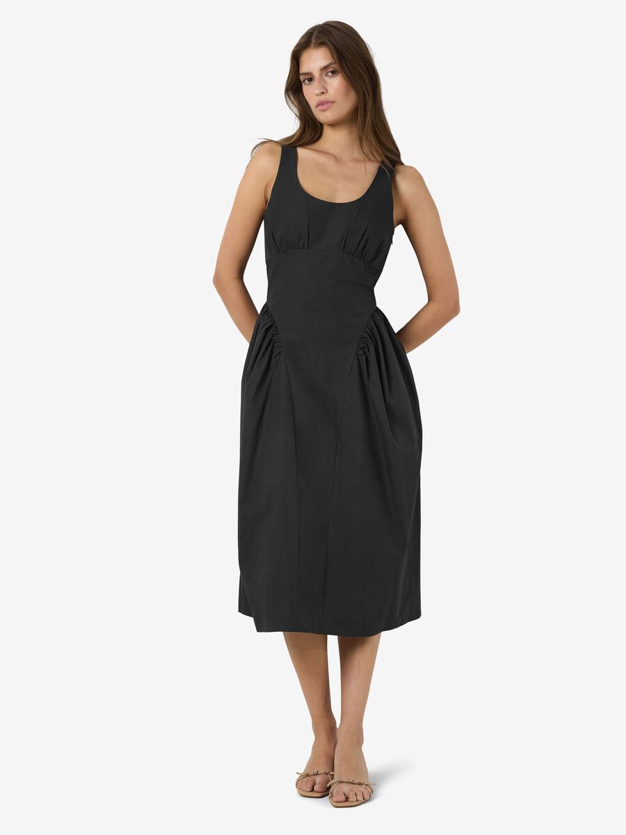 Carousel image - NMASTA BANDJES MAXI-JURK, Black | 7