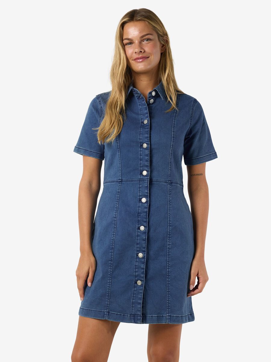 Product carousel image - NMNISA JEANSKLEID, Medium Blue Denim | 1