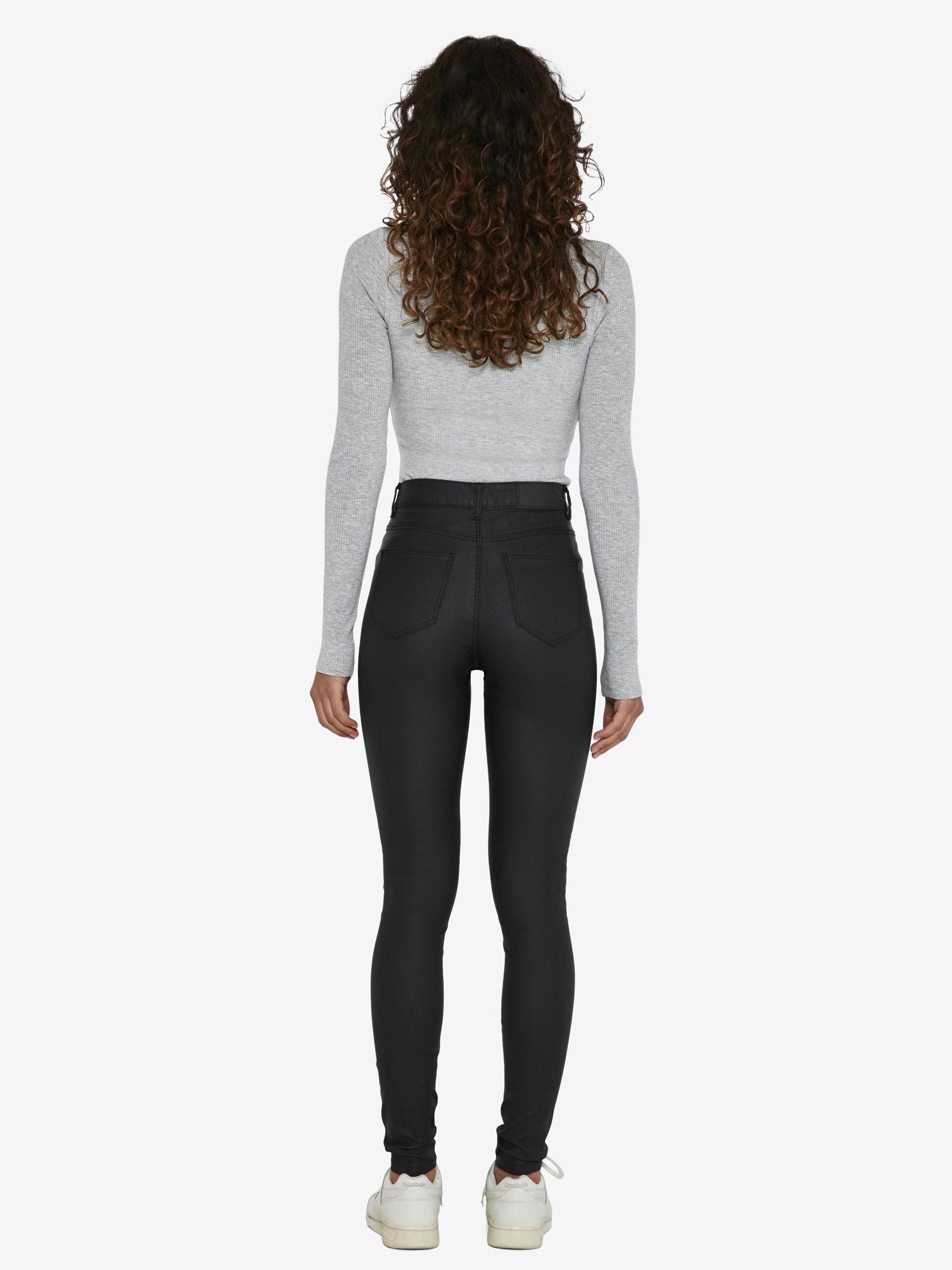 Carousel image - NMCALLIE SKINNY JEANS, Black | 3