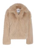 Product image thumbnail - IMITATION FOURRURE MANTEAU, Oatmeal | 3