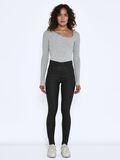 Noisy May NMCALLIE HIGH-WAIST GECOATE BROEK, Black, highres - 27012746_Black_004.jpg