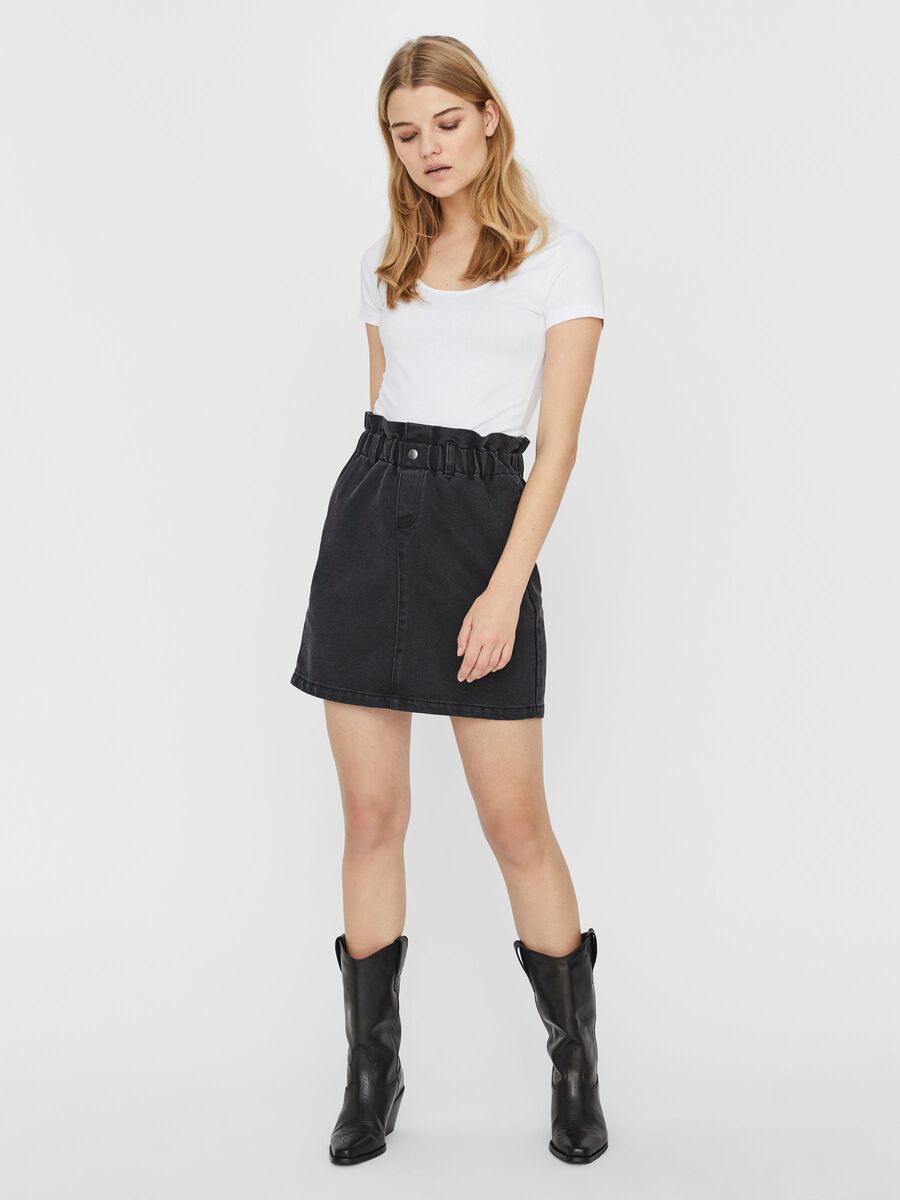 Noisy May HIGH WAISTED SKIRT, Black, highres - 27010910_Black_007.jpg