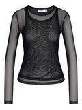Product image thumbnail 2 NMJUDITH MESH LONG SLEEVED TOP, Black