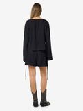 Noisy May TIE-FRONT BLOUSE, Black, highres - 27033022_Black_005.jpg