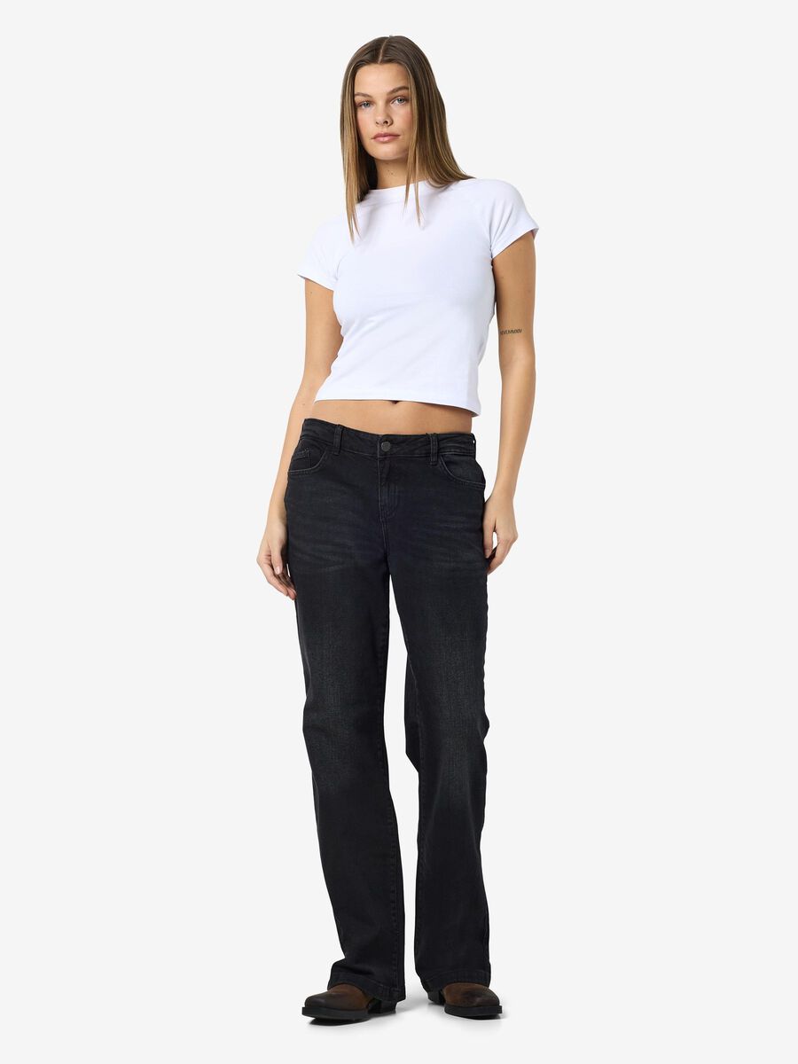 Noisy May NMNILA LOW-RISE JEANS, Black Denim, highres - 27032683_BlackDenim_004.jpg
