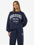 Product image thumbnail - PRINT SWEATSHIRT, Navy Blazer | 6
