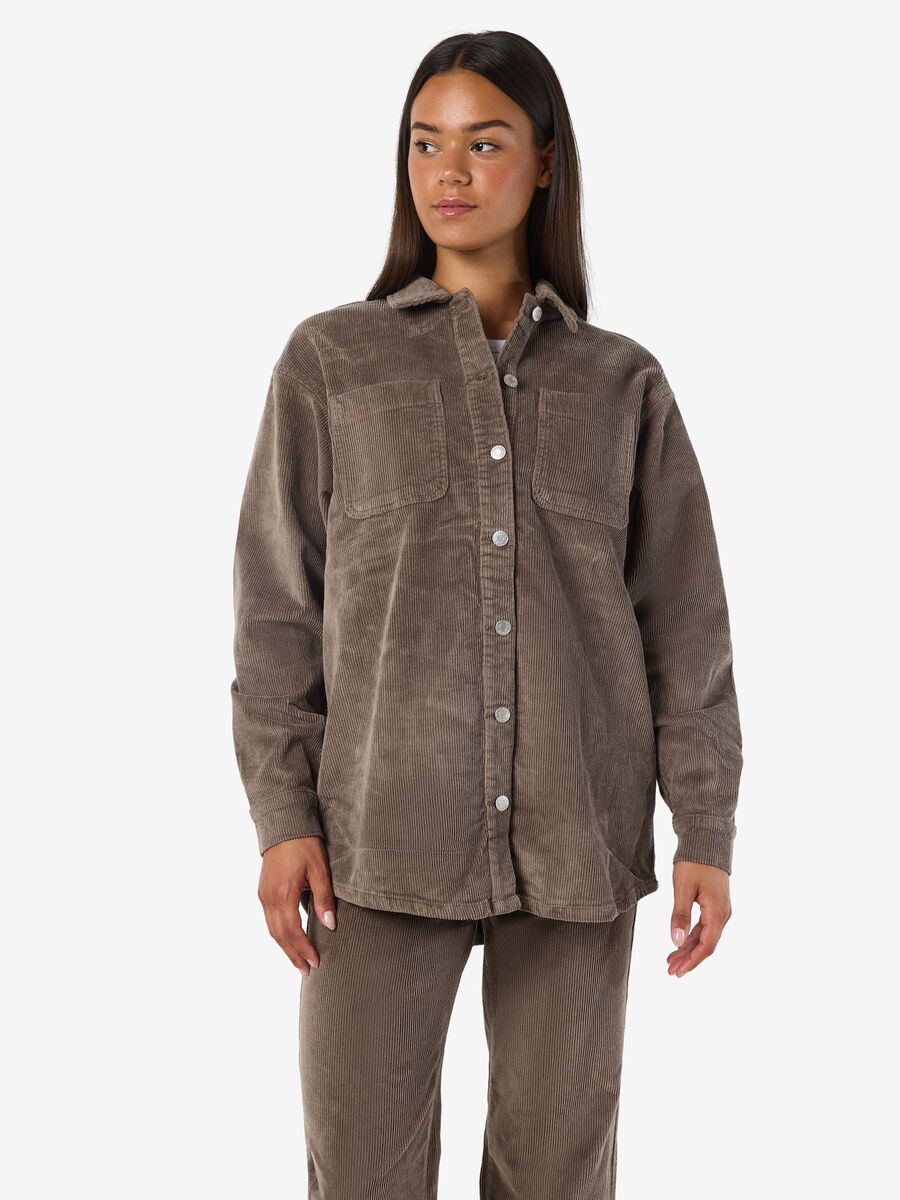 Product carousel image - CORDUROY SHACKET, Morel | 1