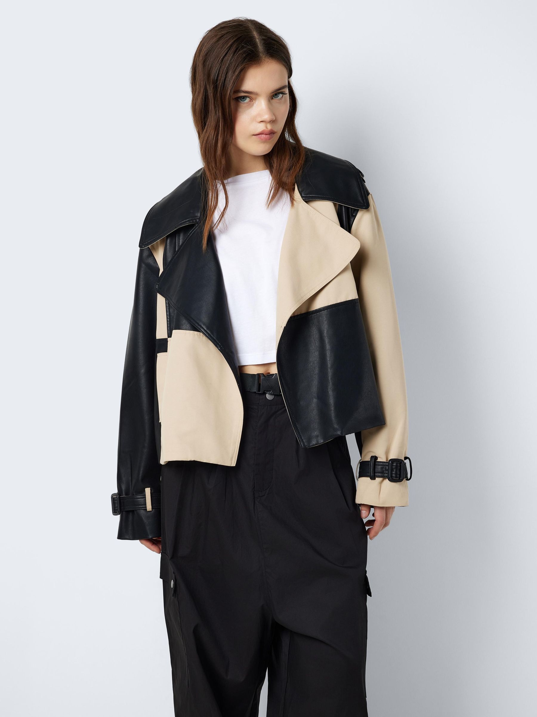 Noisy may patchwork clearance coat