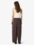 Product image thumbnail - NMKIRBY CARGO TROUSERS, Chocolate Brown | 3