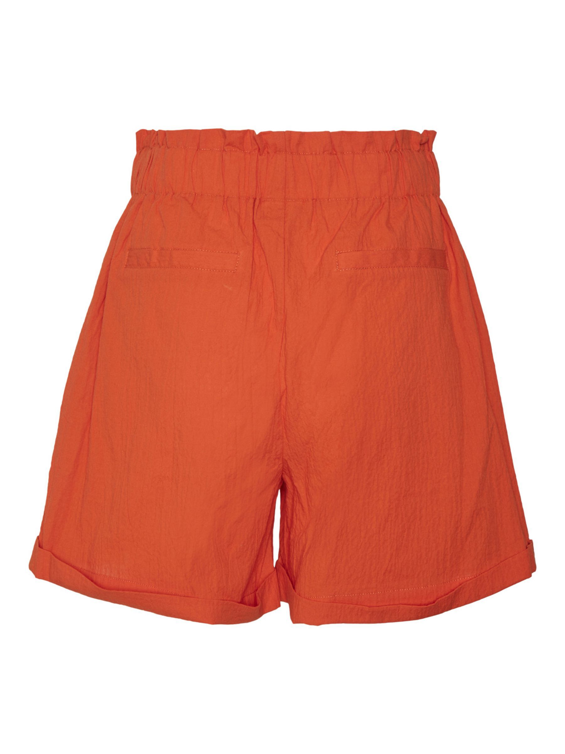 HIGH WAISTED SHORTS Red NOISY MAY