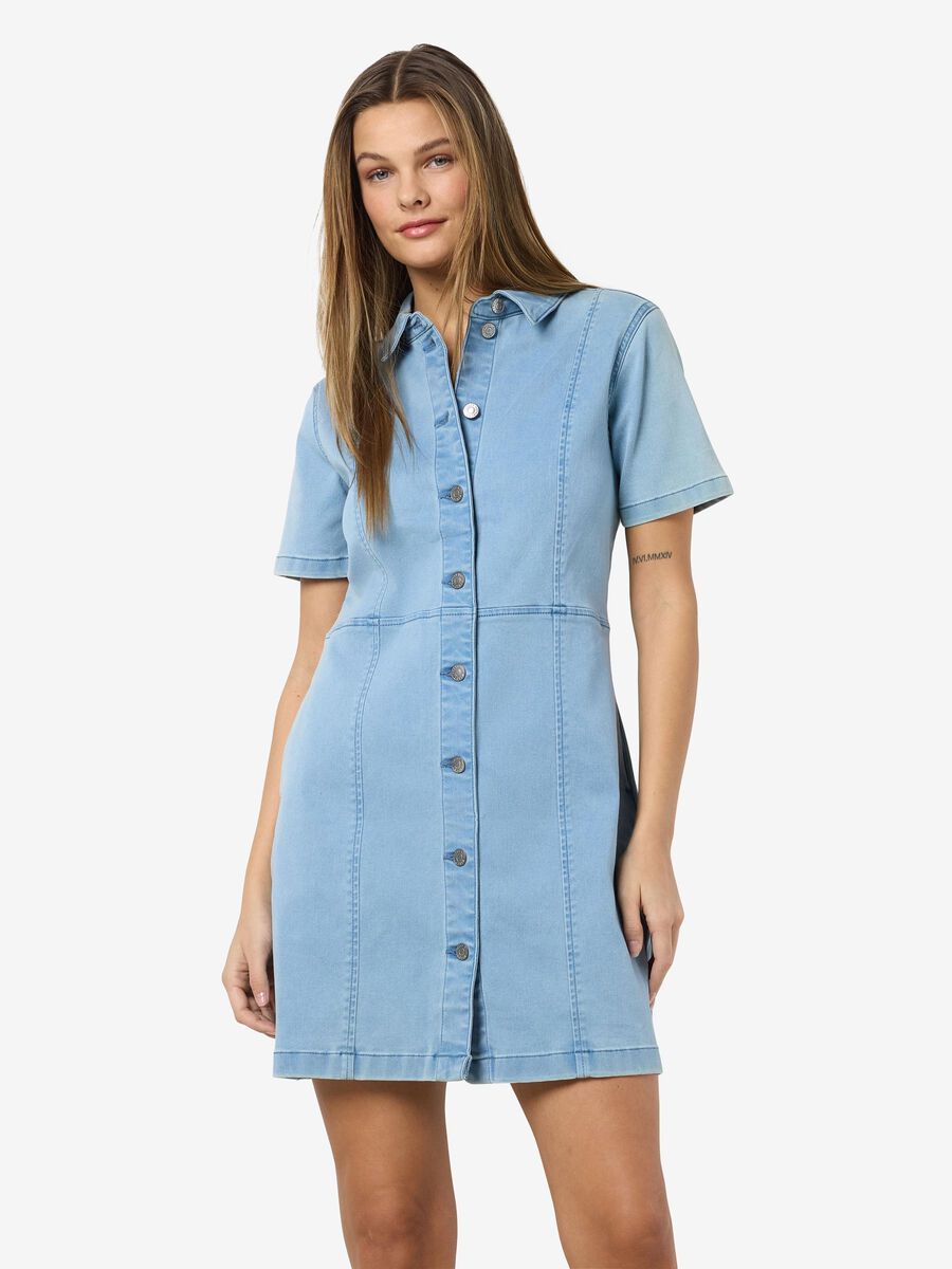 Noisy May DENIM MINI DRESS, Light Blue Denim, highres - 27032701_LightBlueDenim_003.jpg