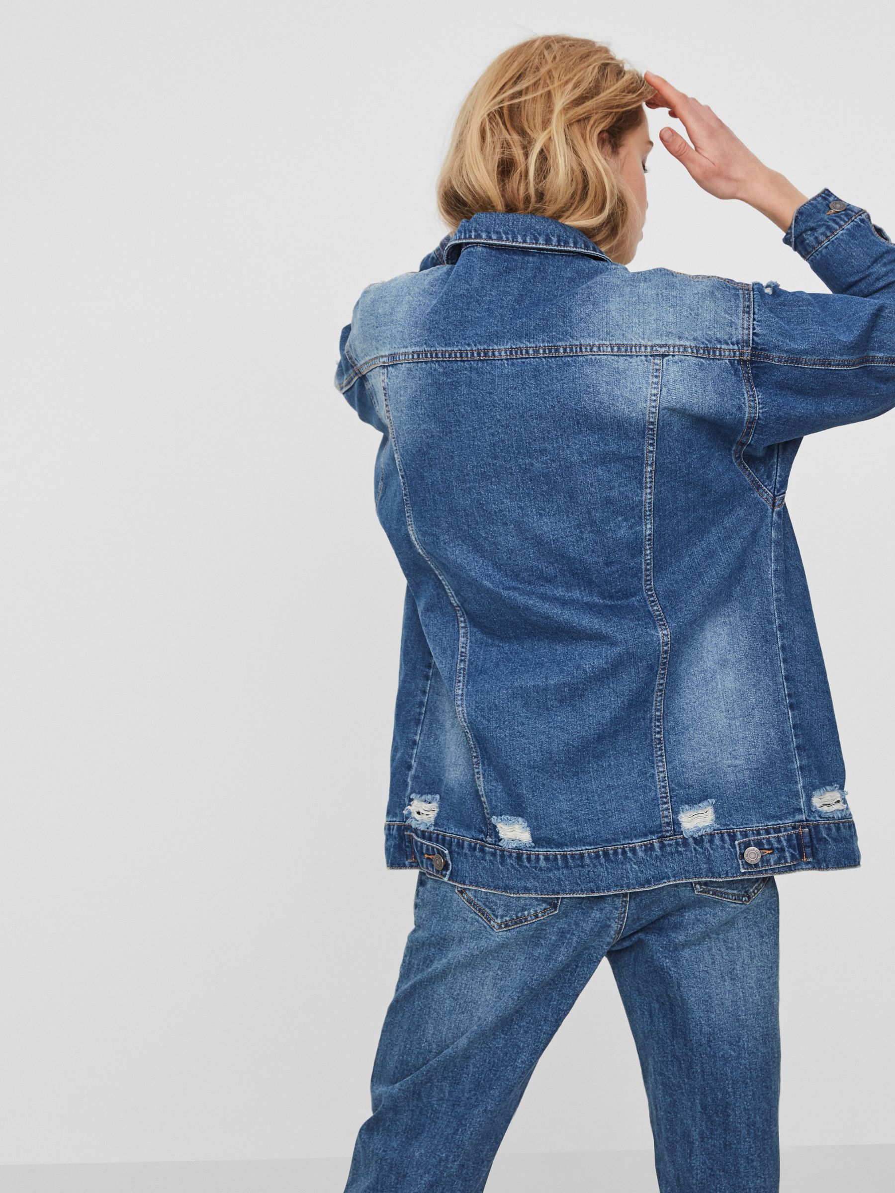 Lange spijkerjas zara on sale