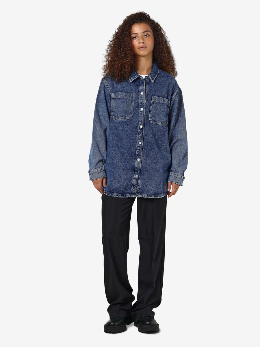 Noisy May LONG DENIM SHIRT, Medium Blue Denim, highres - 27029309_MediumBlueDenim_004.jpg
